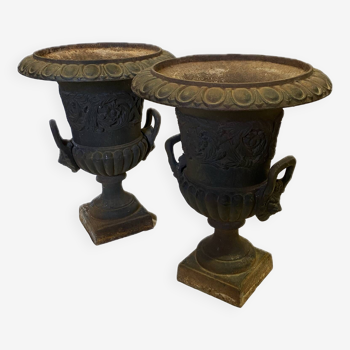 Medici cast iron vases