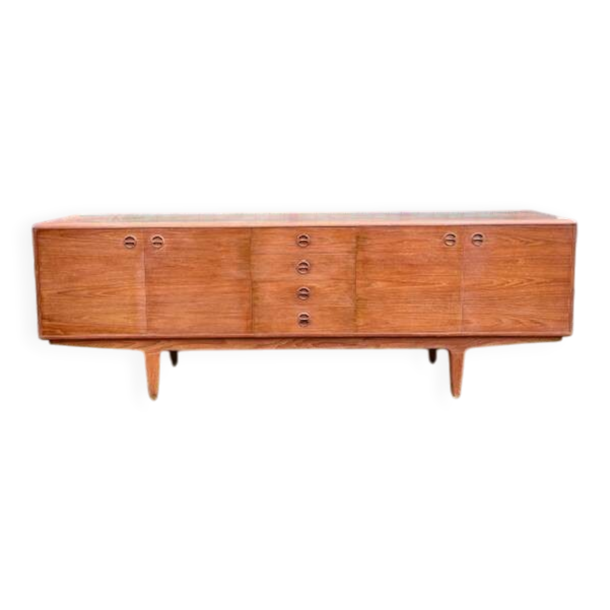 Vintage 1960s Scandinavian teak sideboard by Sven Ellekaer