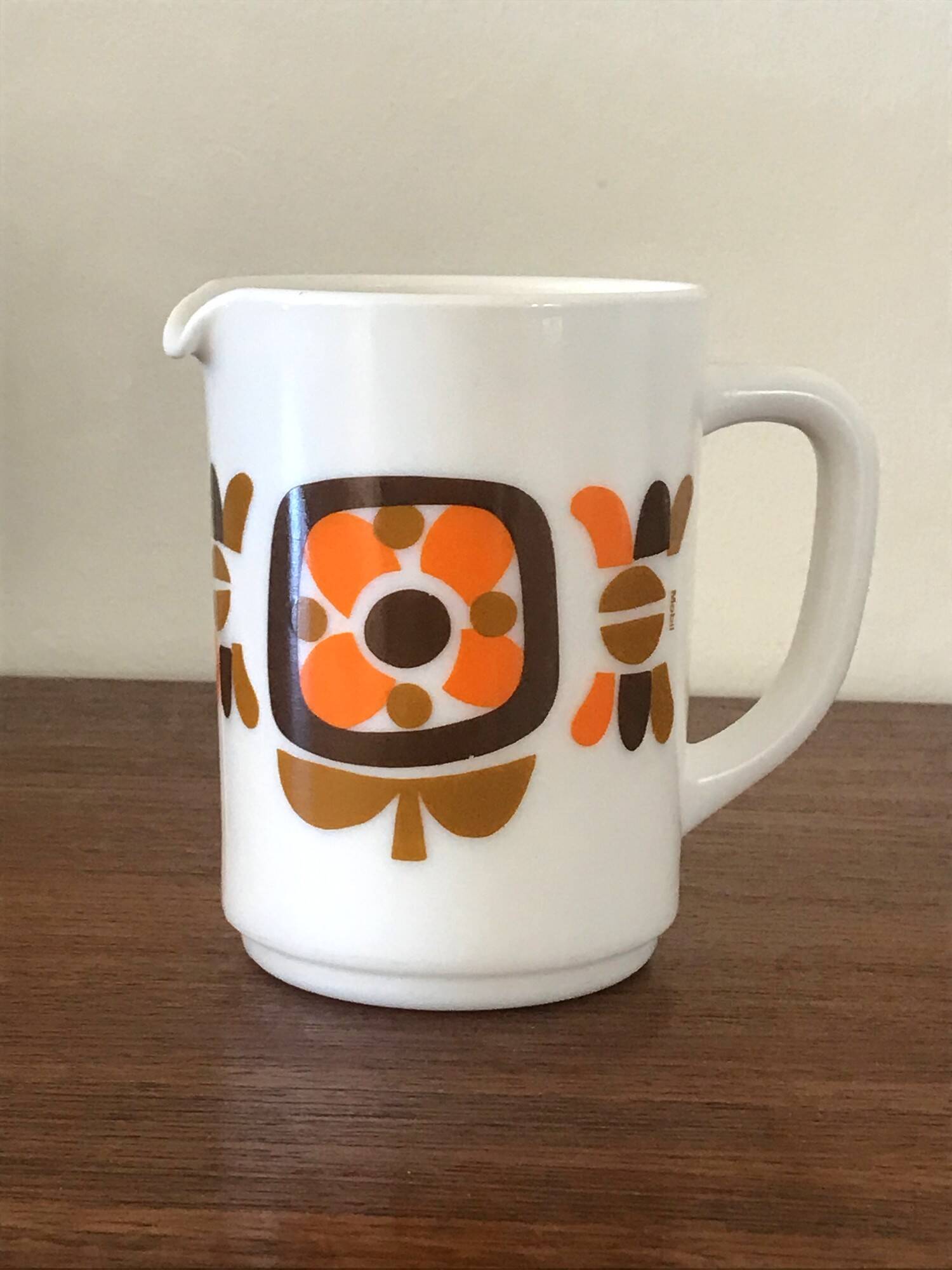 Mobil pitcher arcopal vintage 70s
