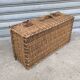 1930s wicker travel suitcase