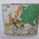 Old school vintage Europe 1960 map