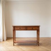 Louis Philippe solid wood console set