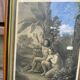 Tableau reproduction engraving old The Prayer