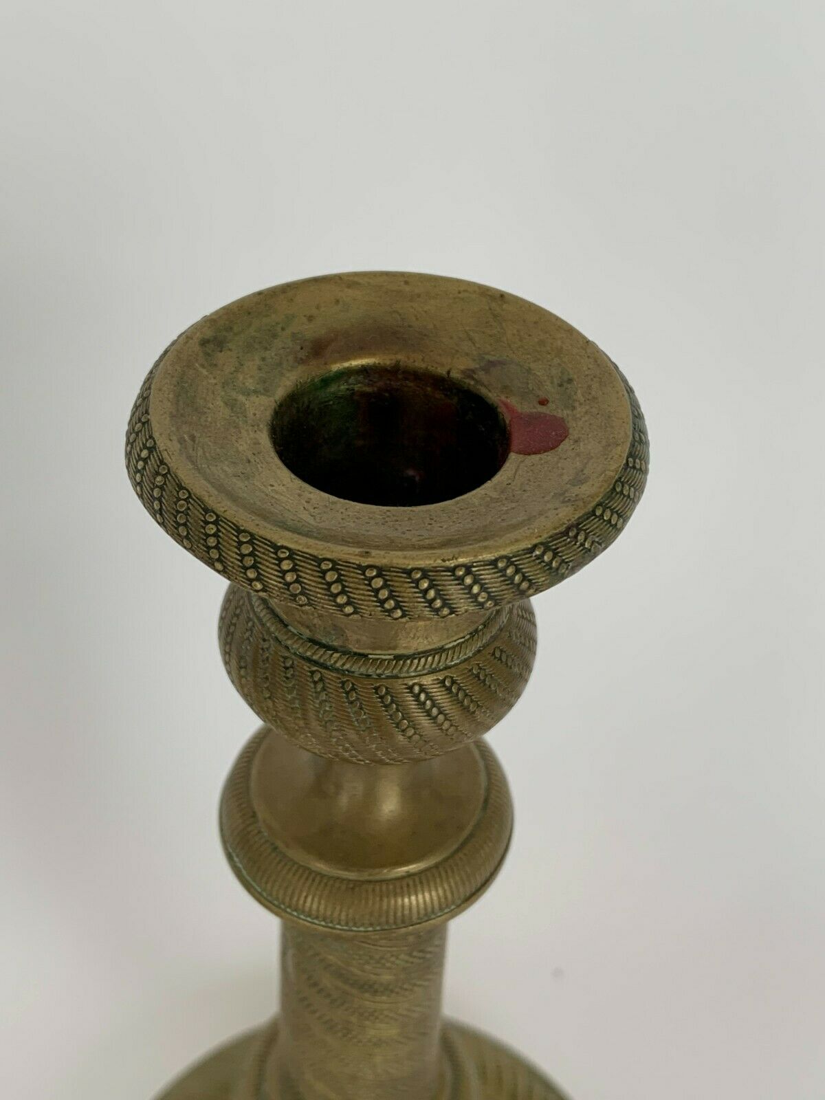 PAIR OF CANDLE HOLDERS PERIOD RESTORATION 19TH BRONZE GILDED CISELE GUILLAUCHE