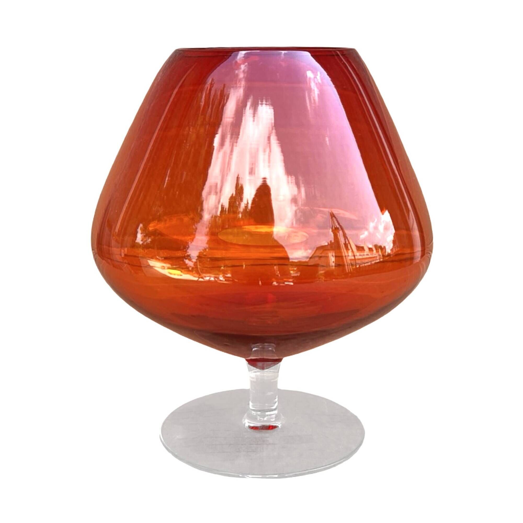 Large cup vase HSG Ząbkowice designed by Ludwik Fiedorowicz Poland 1970s