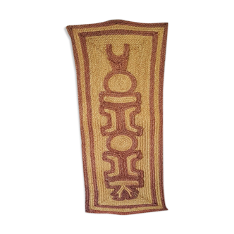 Tapis ethnique en fibres végétales 47x148cm