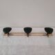 Vintage Style Atomic Design Coat Rack 3 Hooks – Circa 1955