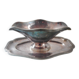 Silver plated sauce boat