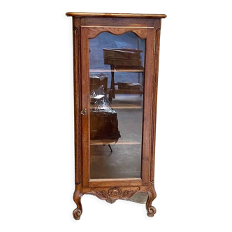 Louis XV style corner showcase