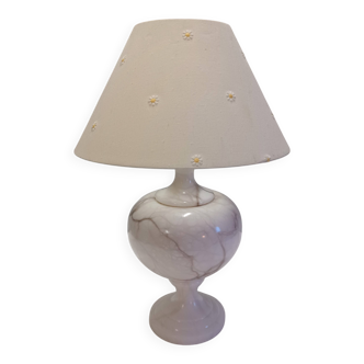 Vintage table lamp - Marble / onyx base - 1960