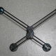 Old metal wall coat rack, vintage 60s decor