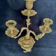 Pair of candlesticks, candelabra in bronze, 19th century.