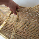 Old rattan baby cuff
