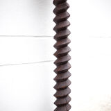 Pair of old wooden harness press screws