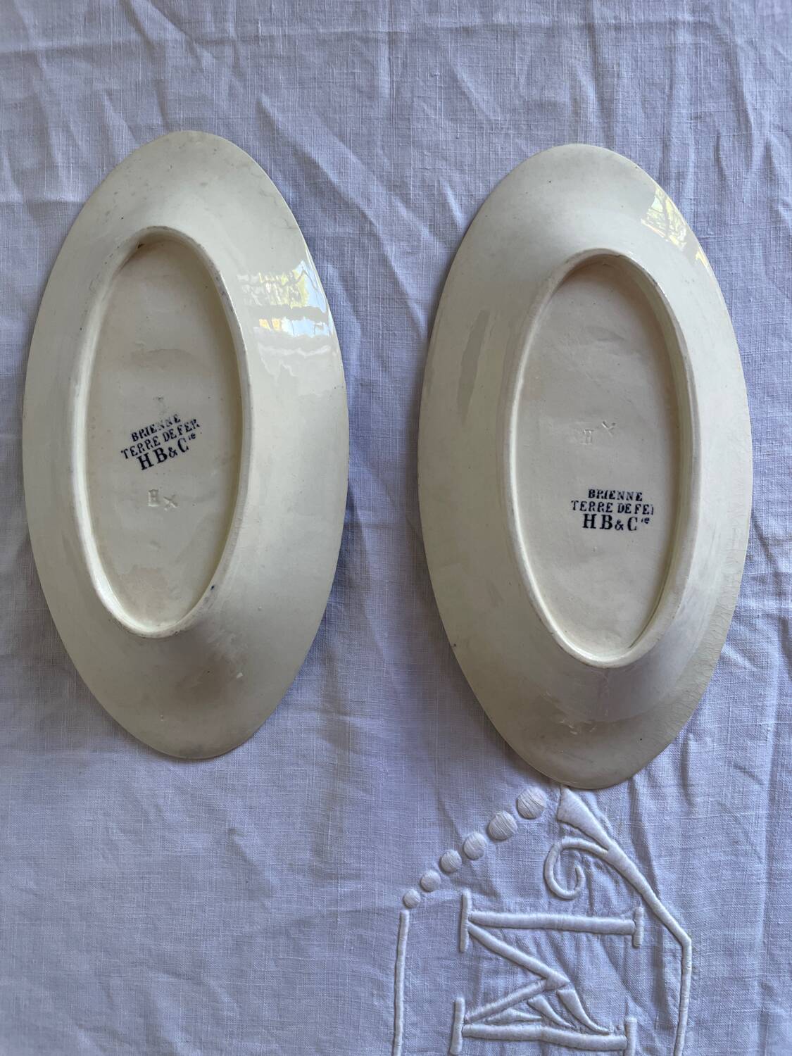 Lot de 2 raviers brienne terre de fer