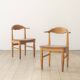 Henning Kjærnulf, chaise de salle à manger (ensemble de quatre)