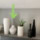 White terracotta vase