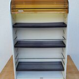 Curtain toilet cabinet