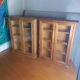 Pair of small display cabinets