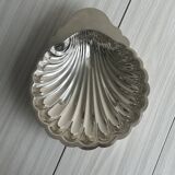 Large metal shell dish