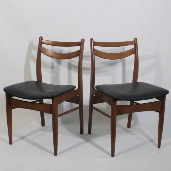 Scandinavian chairs, teak, 1960