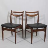 Scandinavian chairs, teak, 1960