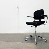 Vintage swivel office chair German model Eurochair 5600 by Fritz Makiol for Girsberger, 1970s.