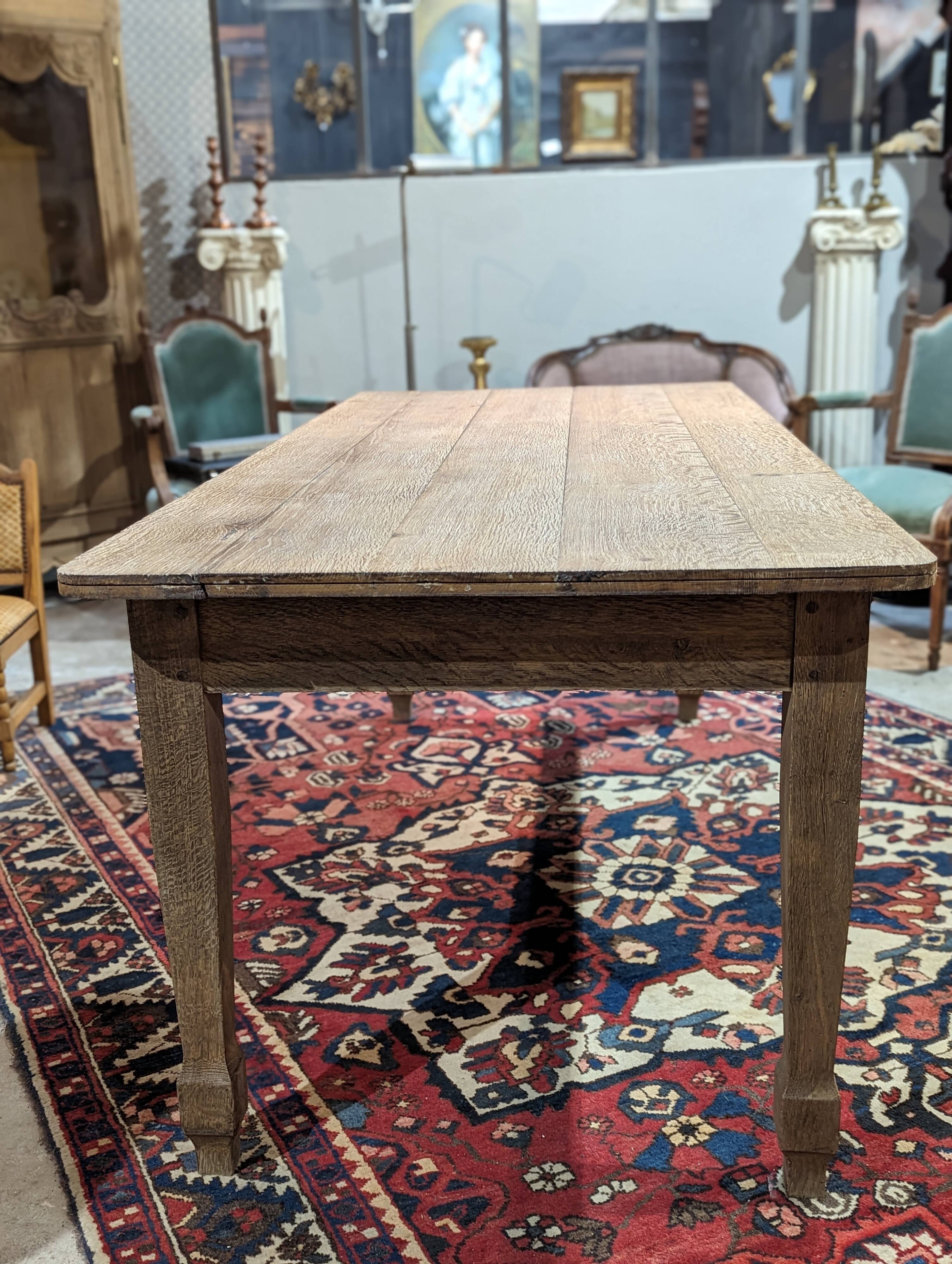Oak farm table