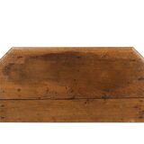 Charmant tabouret d'église rustique en bois, France vers 1900