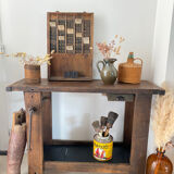 Old wooden workbench