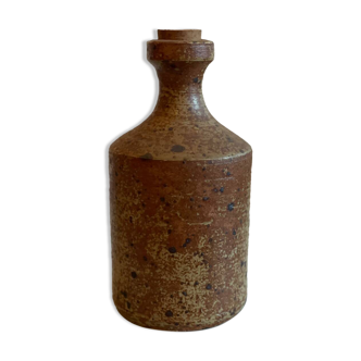 Old sandstone hot water bottle, beautiful vintage object.