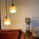 Paire de suspensions ou baladeuses Art Deco