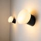W-1809 Op-Art Wall Lamps In Opal Glass By Raak Amsterdam, The Netherlands 1970S