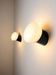 W-1809 Op-Art Wall Lamps In Opal Glass By Raak Amsterdam, The Netherlands 1970S