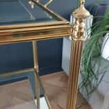 Rolling dessert with removable gold metal tray