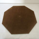 Beveled octagonal table mirror 13x30cm