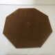 Beveled octagonal table mirror 13x30cm