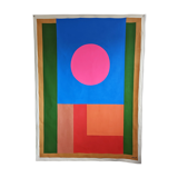 A spanish sunset - painted tapestry