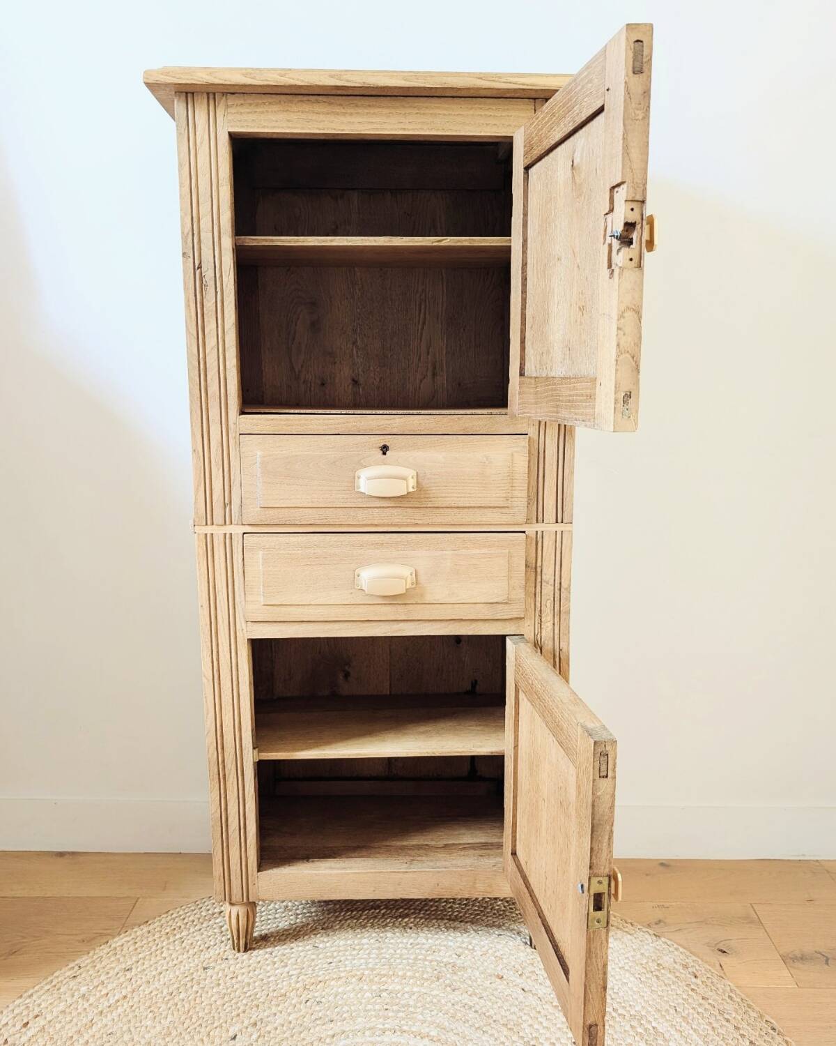 Parisian retro chic oak buffet