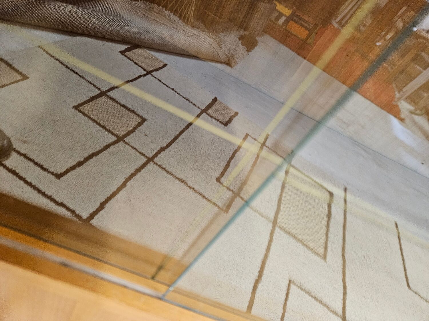 Small vintage display cabinet from the 1970s