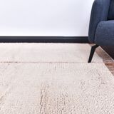 Terracotta wool rugs , 210x130cm small shaggy wool rugs