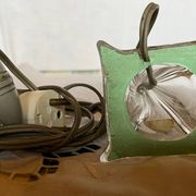 Pied de lampe cristal Daum vintage