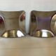 Pair of silver metal trays from Denmark.