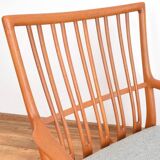 Fauteuil à bascule en chêne ML33 de Hans J. Wegner pour A/S Mikael Laursen, années 1950