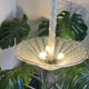 Beautiful Art Deco glass pendant.