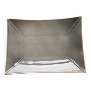 Plat rectangulaire gris