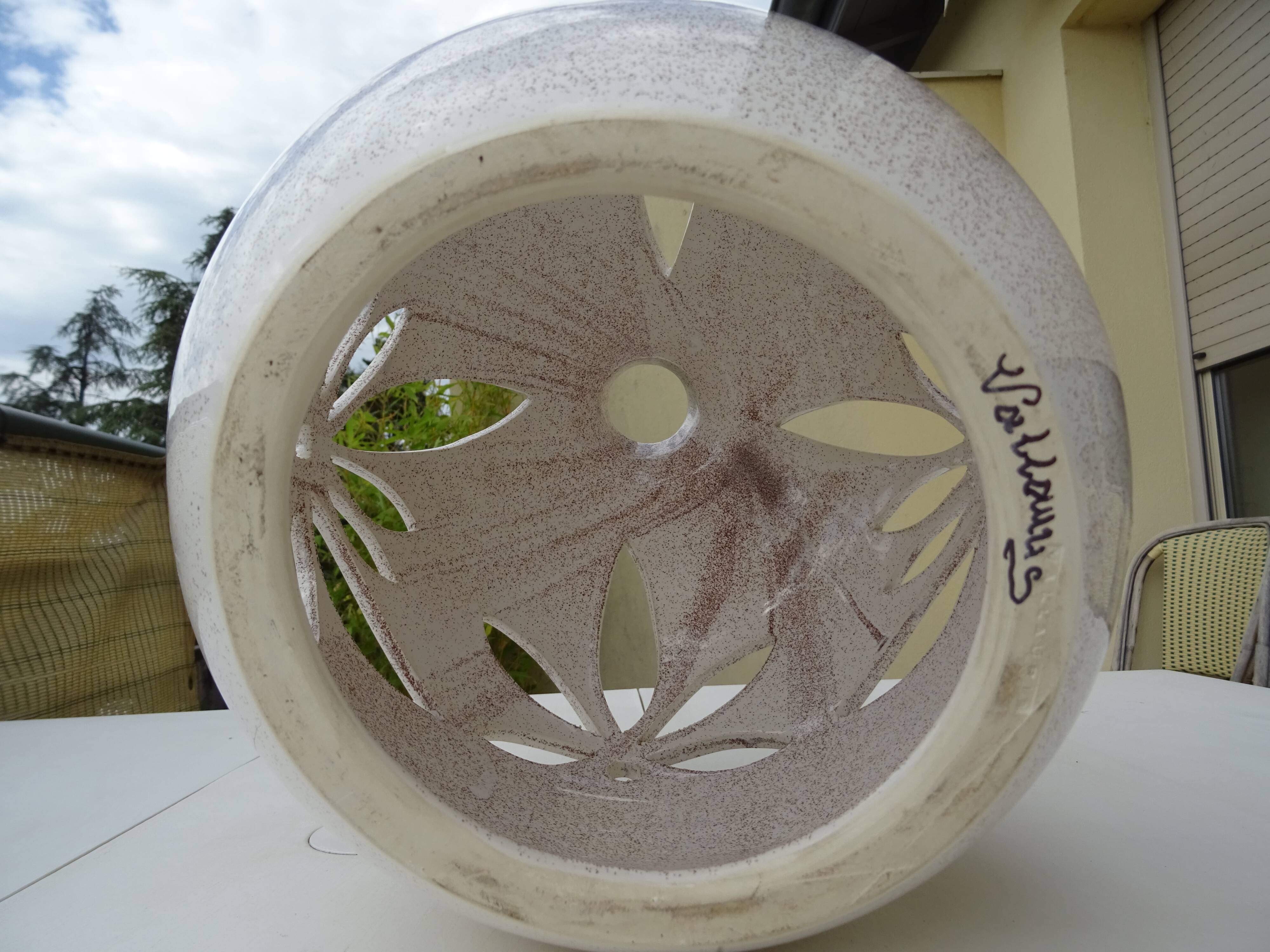 Pied de lampe céramique Vallauris Atelier Biondo