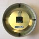 Grey industrial bakelite office wall clock from Pragotron, 1970