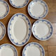 Set of 7 flat plates and 1 dish Lorris Gien