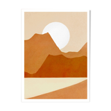 Art print Mountain view A3